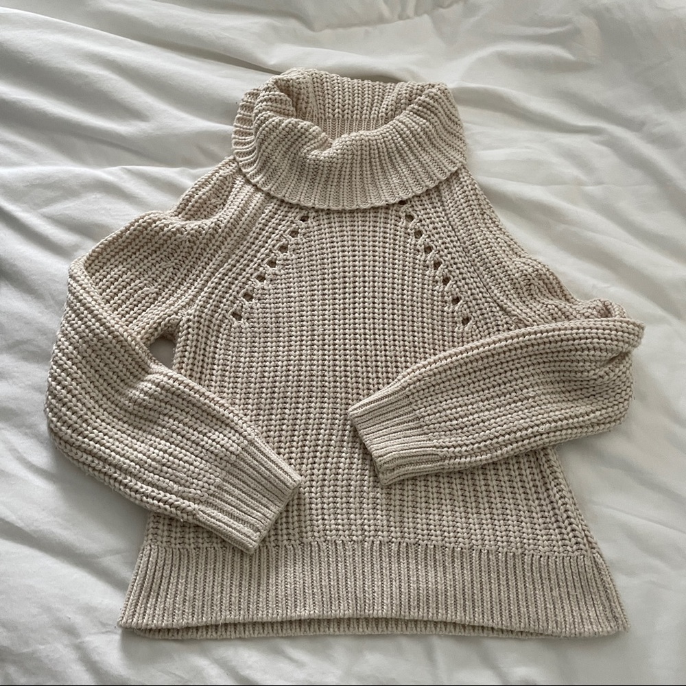 Cowl neck sweater